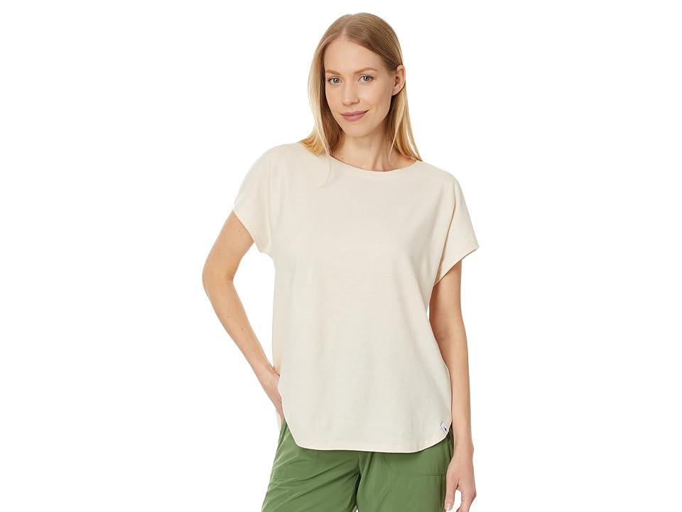 Smartwool Short Sleeve Swing Top (Almond) Women's Clothing Product Image