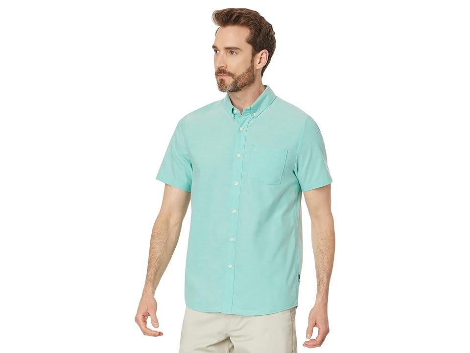 Volcom Everett Oxford (Dusty Aqua) Men's Clothing Product Image