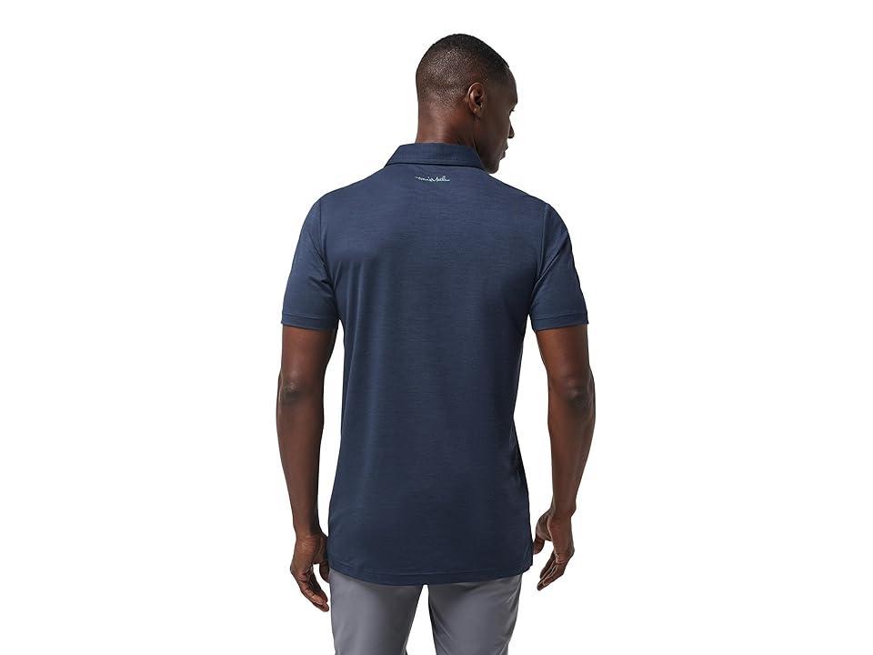 TravisMathew Round It Up (Total Eclipse) Men's Short Sleeve Knit Product Image