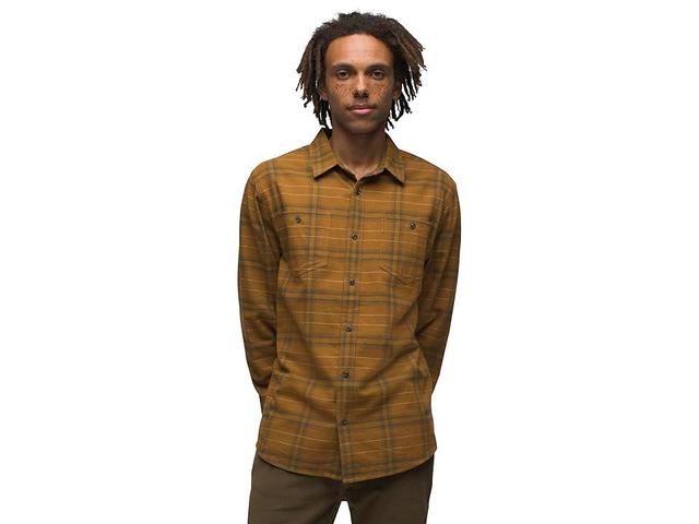 Prana Dolberg Flannel Shirt Slim Fit (Antique ) Men's Clothing Product Image