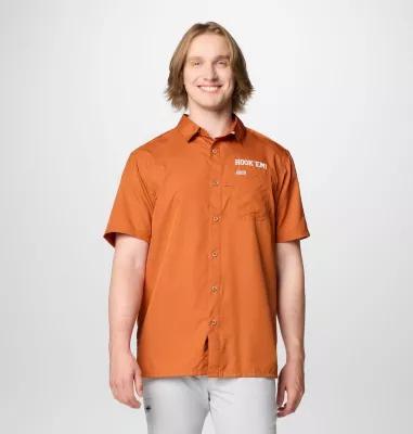 Columbia Men's Collegiate PFG Slack Tide Camp Shirt - Texas- Product Image