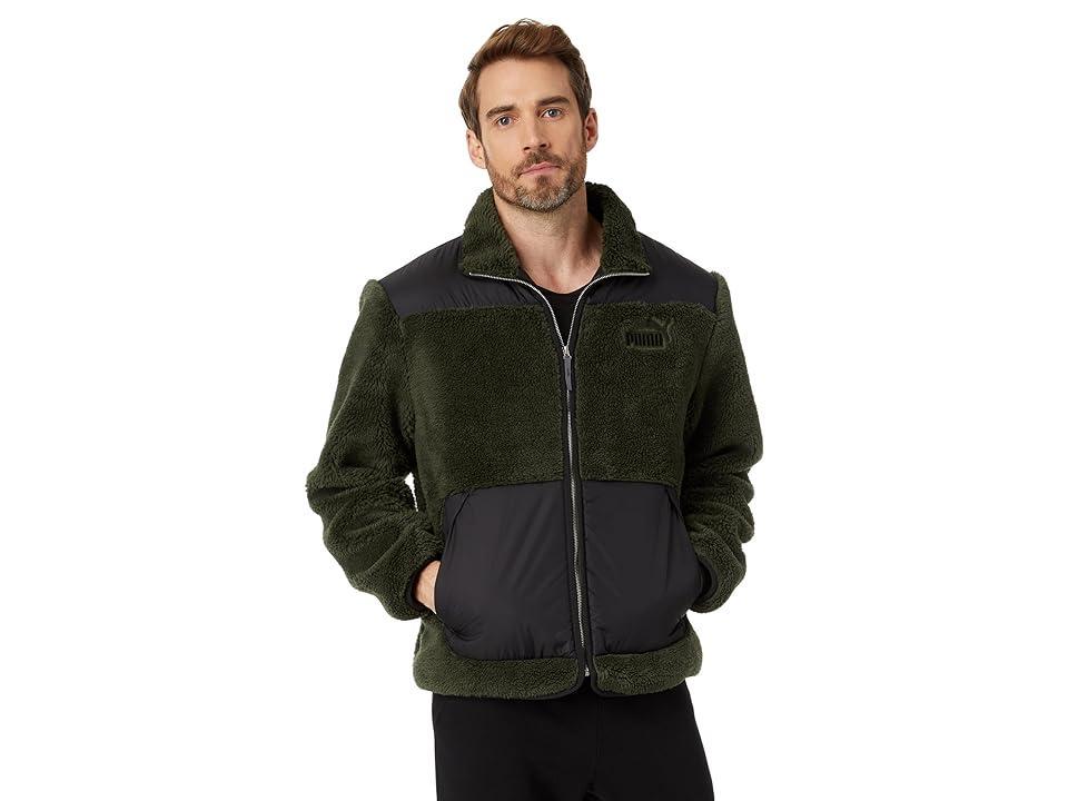 PUMA Sherpa Hybrid Jacket (Myrtle) Men's Jacket Product Image