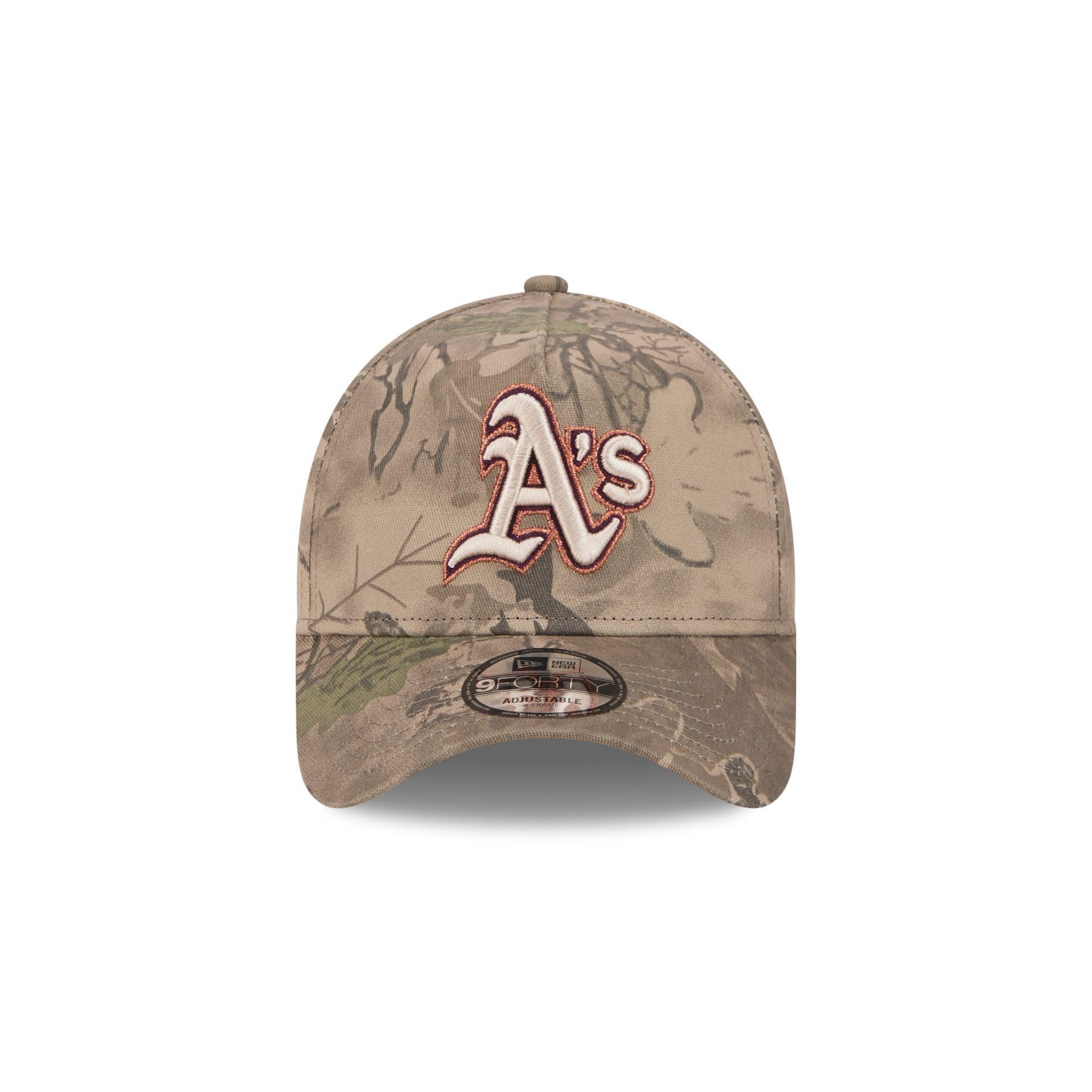 Oakland Athletics Leaf Camo 9FORTY A-Frame Snapback Hat Male Product Image