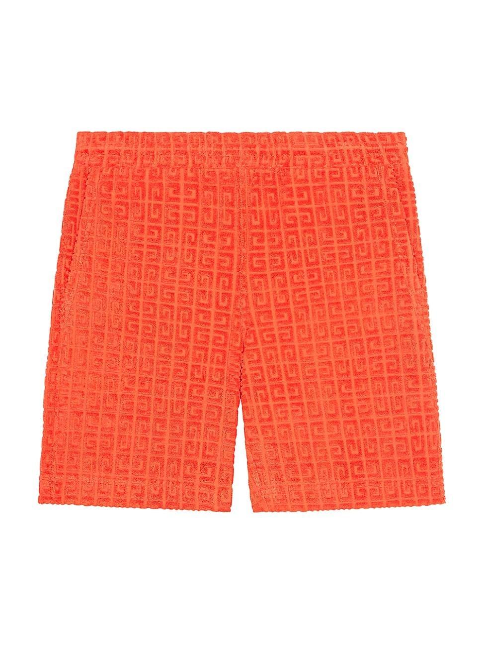 Mens Bermuda Shorts in 4G Towelling Cotton Jacquard Product Image