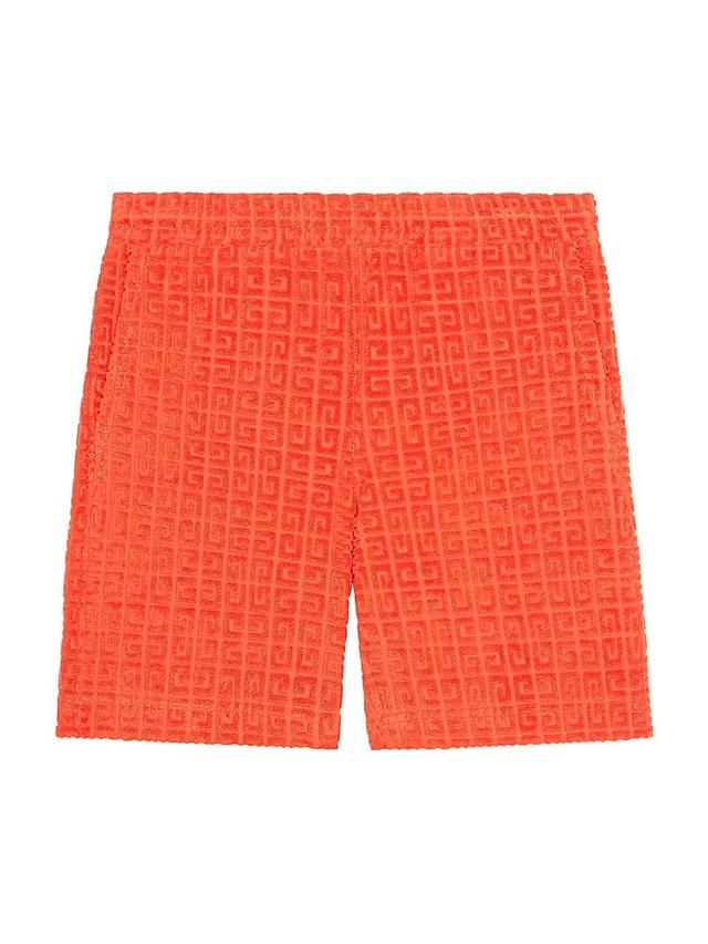 Mens Bermuda Shorts in 4G Towelling Cotton Jacquard Product Image