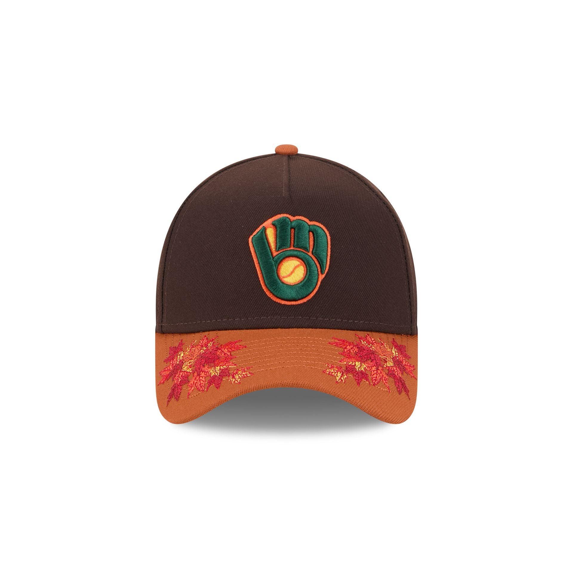 Milwaukee Brewers Fall Foliage 9FORTY A-Frame Snapback Hat Male Product Image