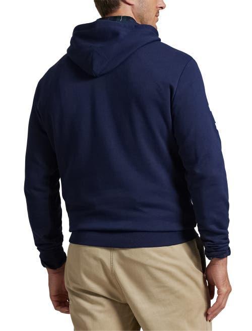 POLO RALPH LAUREN Men's Big & Tall Big Pony Fleece Hoodie In Navy Product Image