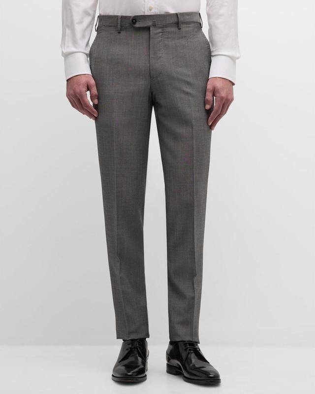 Mens Flat-Front Trousers Product Image