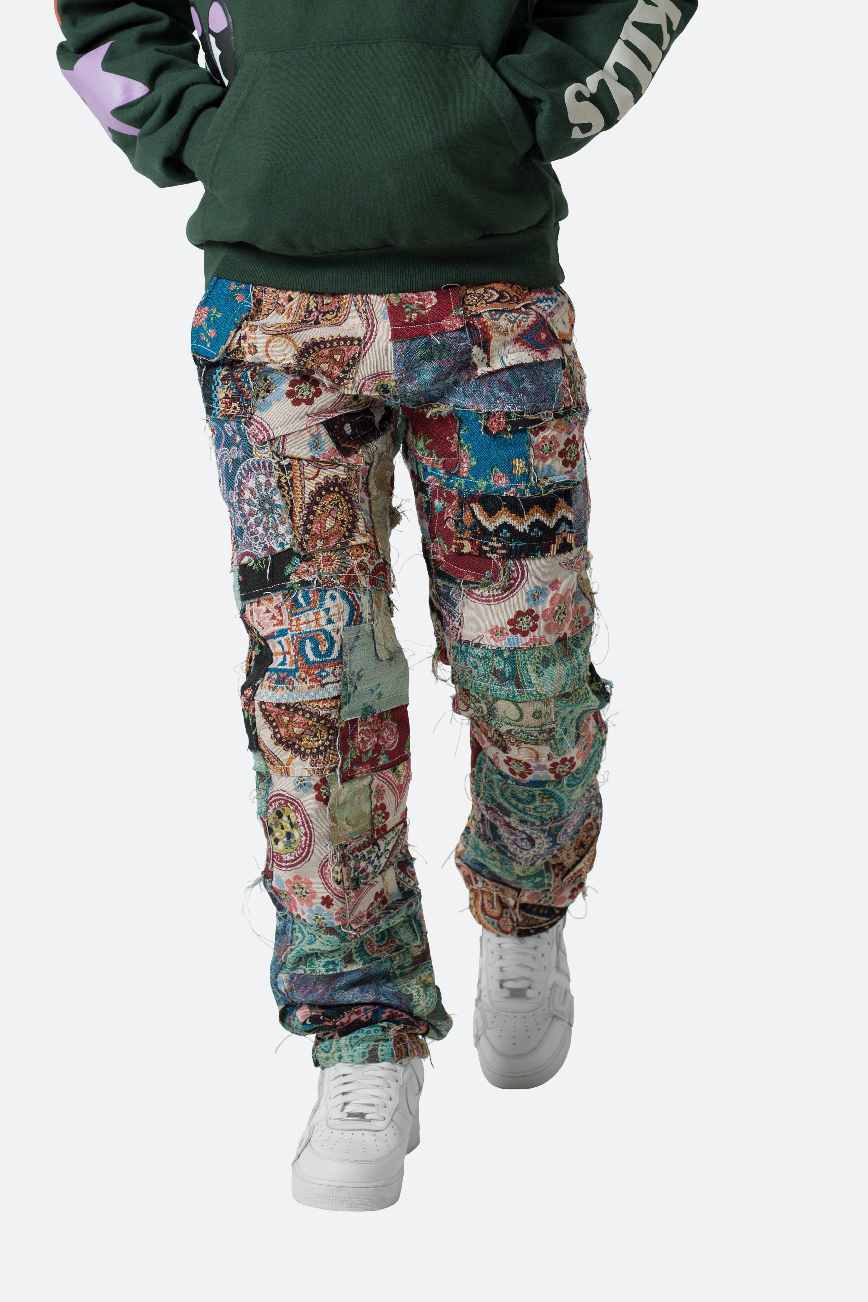 Paneled Blanket Pants - Multi Product Image