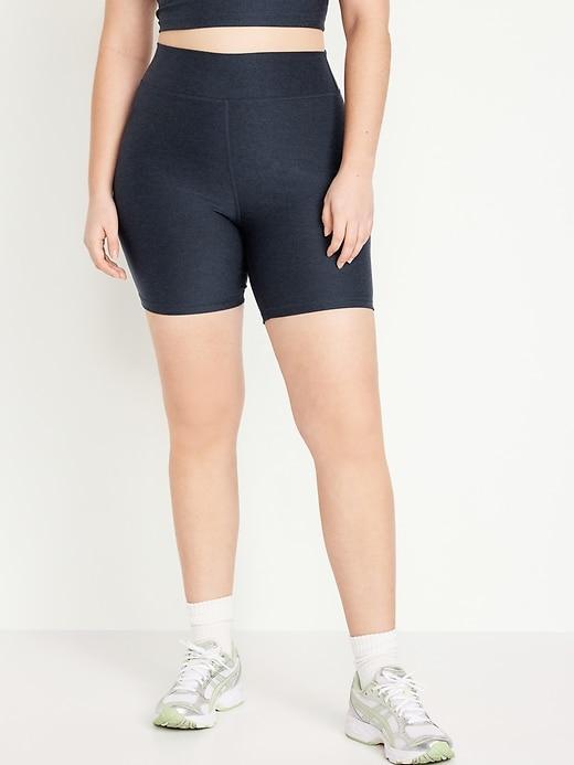 Extra High-Waisted CloudComfy Biker Shorts -- 6-inch inseam Product Image