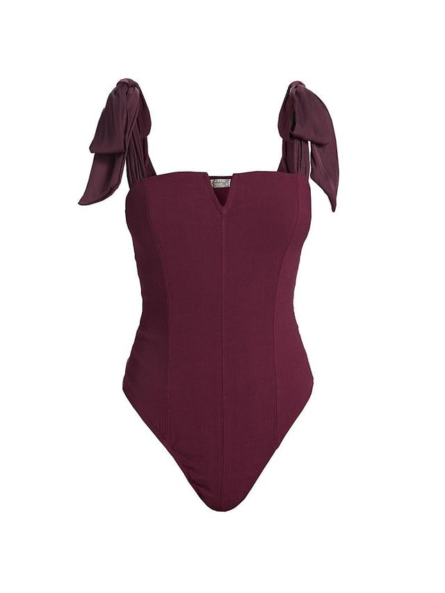 Free People Lola Shoulder Tie Seamed Bodysuit Product Image