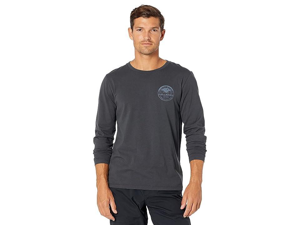 Fjallraven Forever Nature Badge Long Sleeve (Dark ) Men's Clothing Product Image