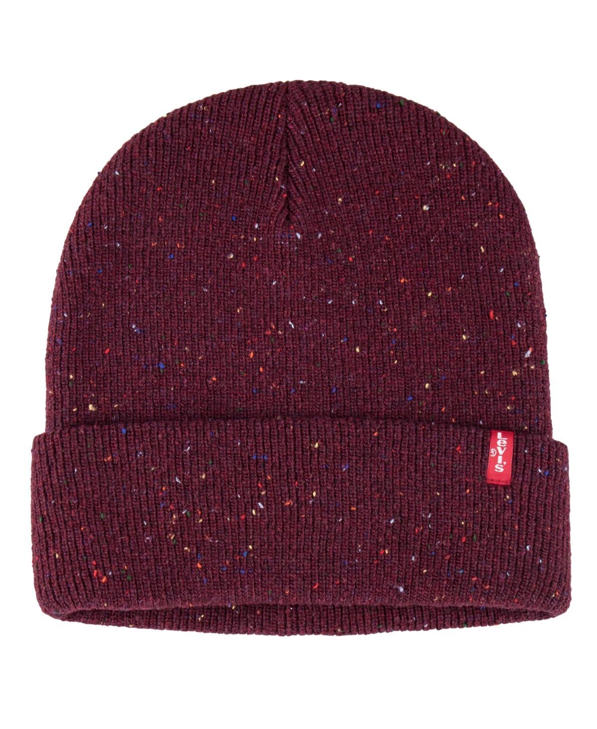 Levis Mens Speckled Donegal Rib Knit Cuffed Beanie Product Image