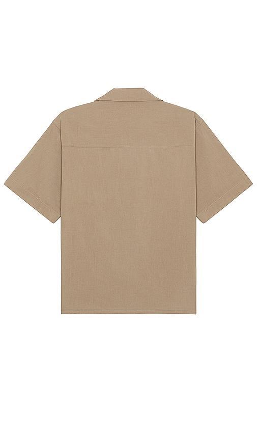 JOHN ELLIOTT Camp Shirt Solid in Brown Product Image