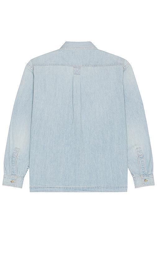 JOHN ELLIOTT Princeton Work Shirt Blue. (also in L). Product Image