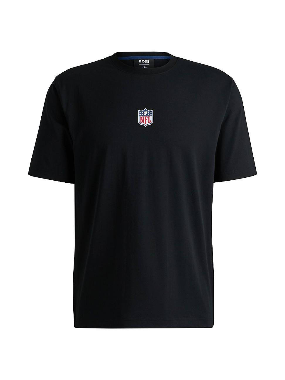 Mens BOSS x NFL Stretch Cotton T-Shirt with Special Branding Product Image