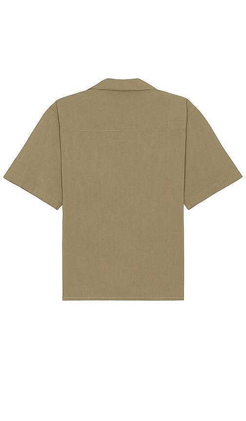 JOHN ELLIOTT Camp Shirt Solid in Oak - Sage. Size S (also in M, L, XL/1X). Product Image