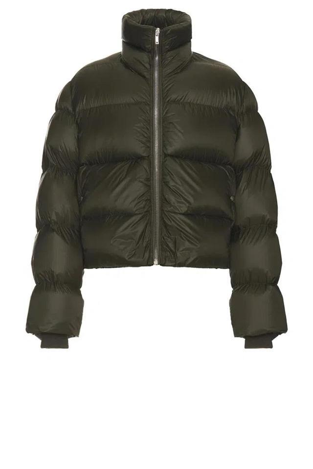 RICK OWENS Turtle Green Polyamide Jacket In Black Product Image