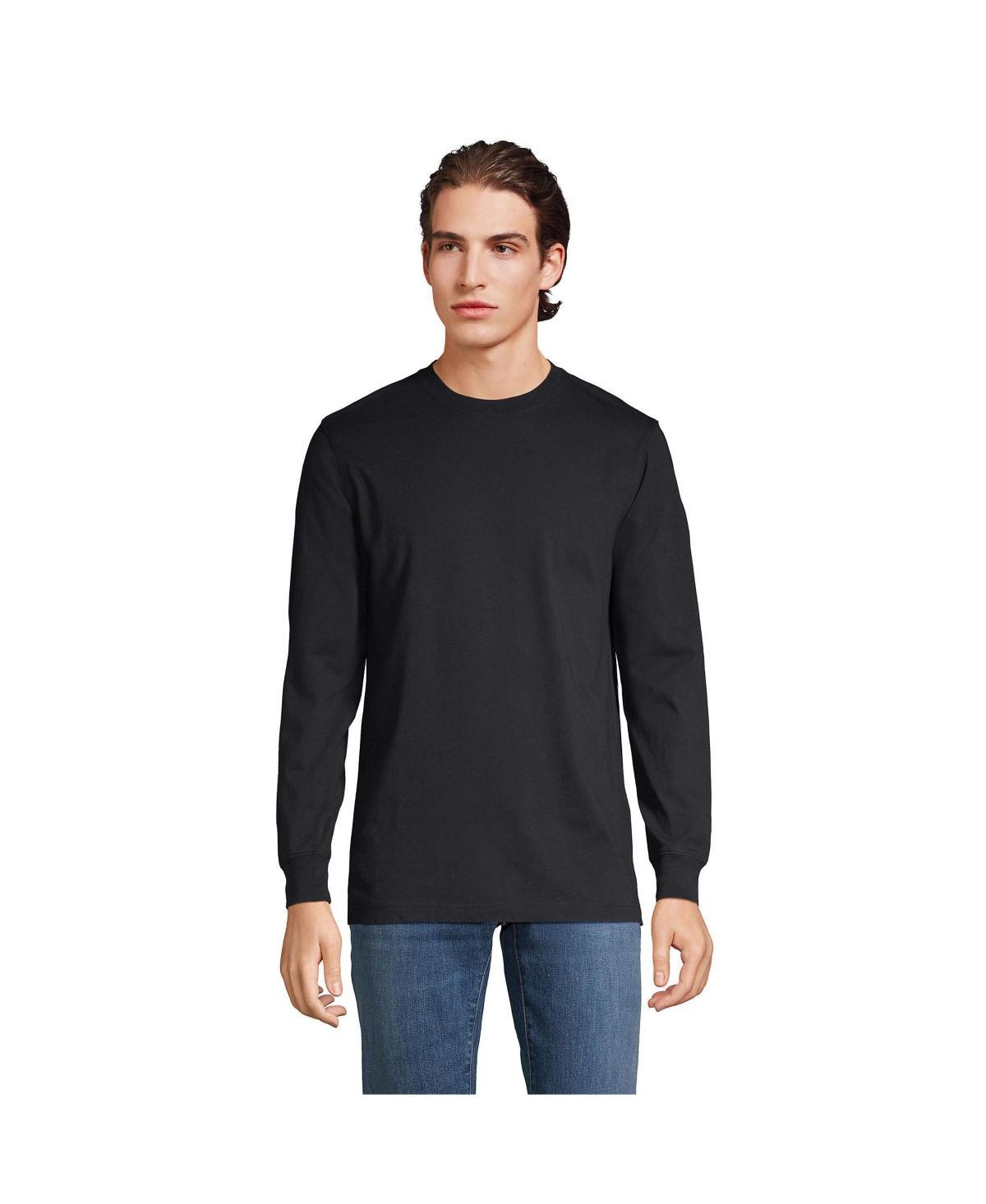 Mens Lands End Super-T Long Sleeve T-Shirt Product Image