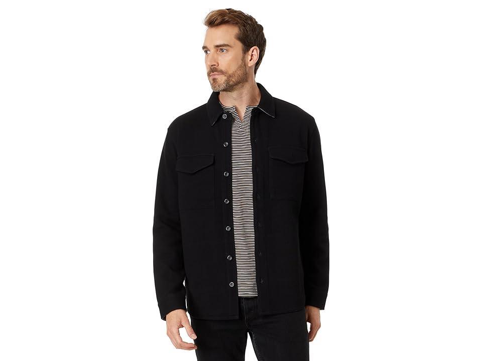 Men's Solid 4-Pocket Shirt Jacket Product Image