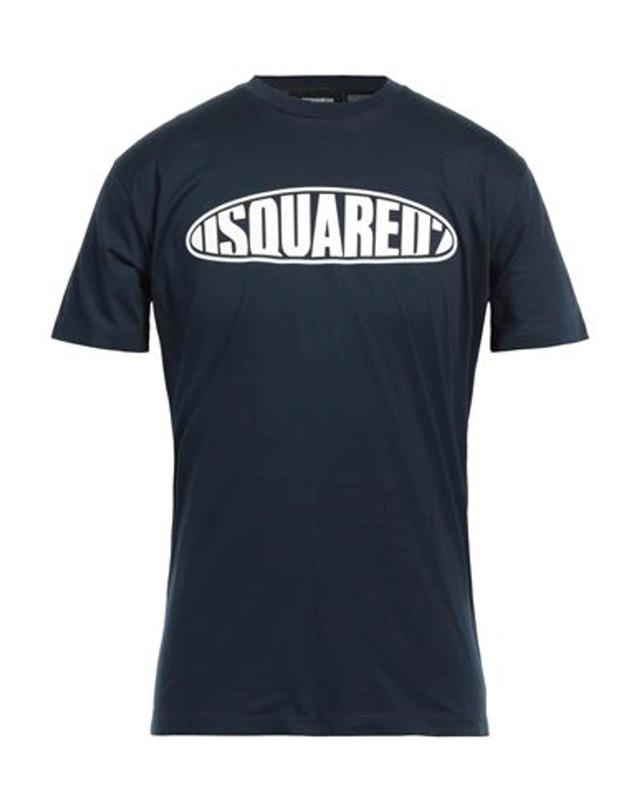 DSQUARED2 Man T-shirt Midnight Blue Size Xl Cotton Product Image