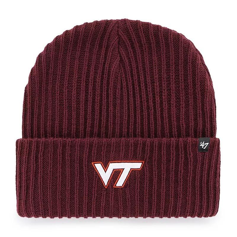 Mens 47 Maroon Virginia Tech Hokies Harbor Cuffed Knit Beanie Product Image