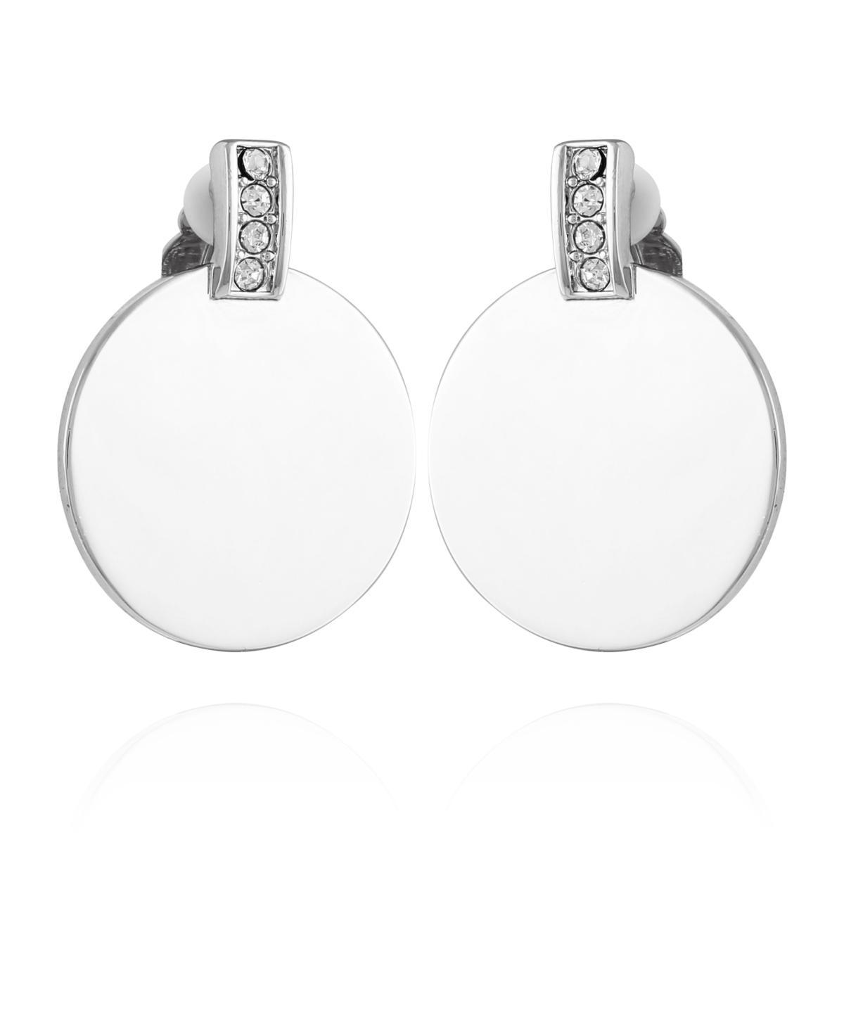 T Tahari Womens Summer Chic Button Clip Earring Product Image