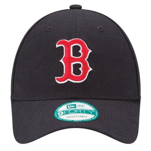 New Era Mens Red Sox 9Forty Adjustable Cap - Navy/Red Product Image