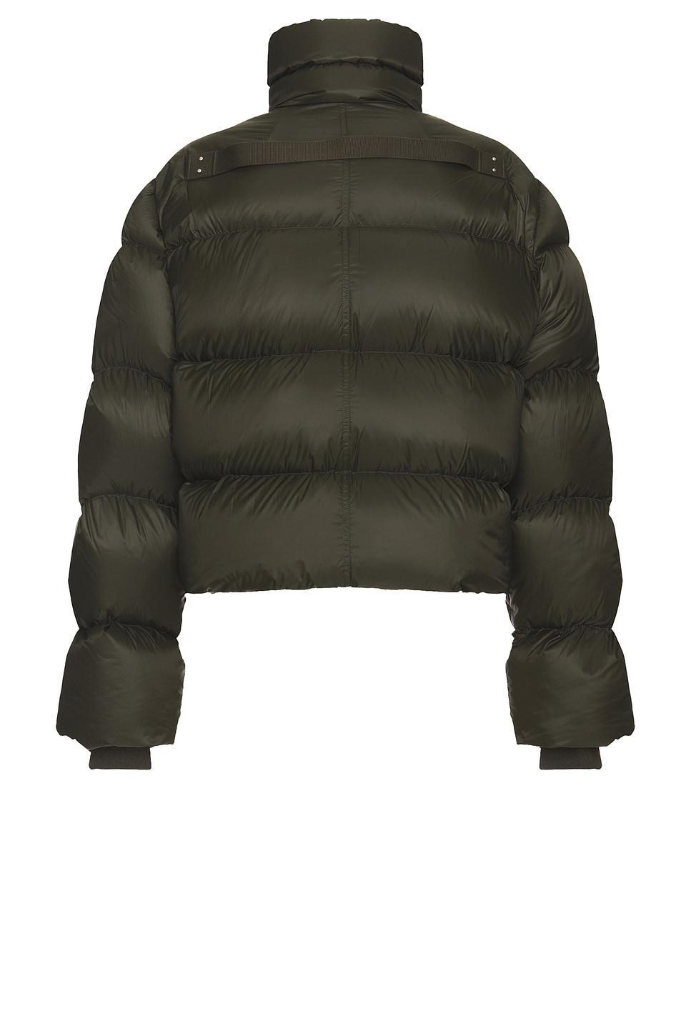 Dark Green Quilted Jacket Product Image