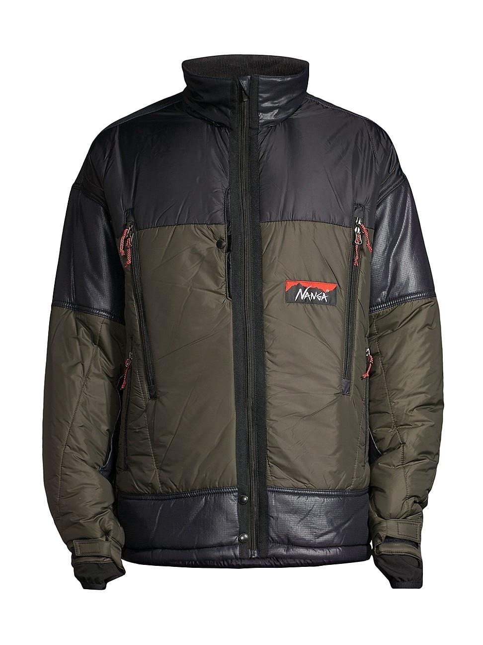 Mens Colorblocked Puffer Jacket Product Image