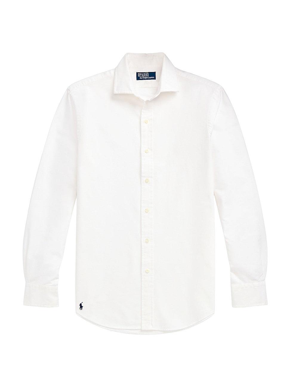 Mens Cotton Button-Front Shirt Product Image