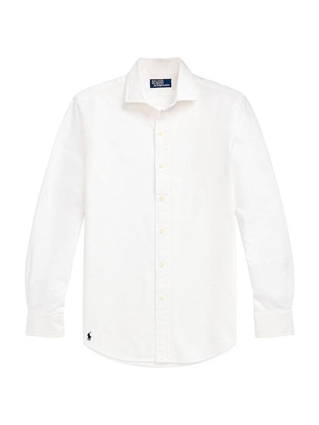 Mens Cotton Button-Front Shirt Product Image