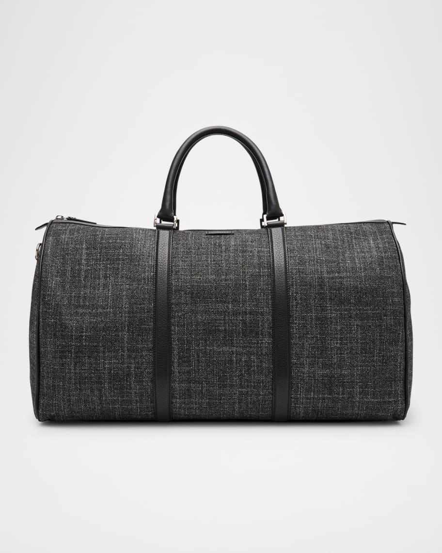 Men's Melange Leather-Trim Duffel Bag product image