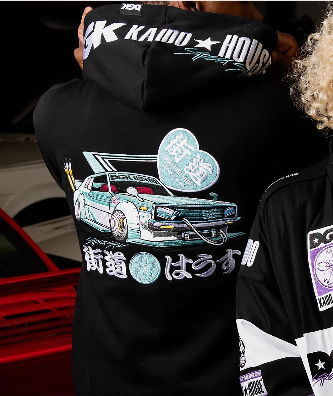 DGK x Kaido House Zokusha Black Hoodie product image