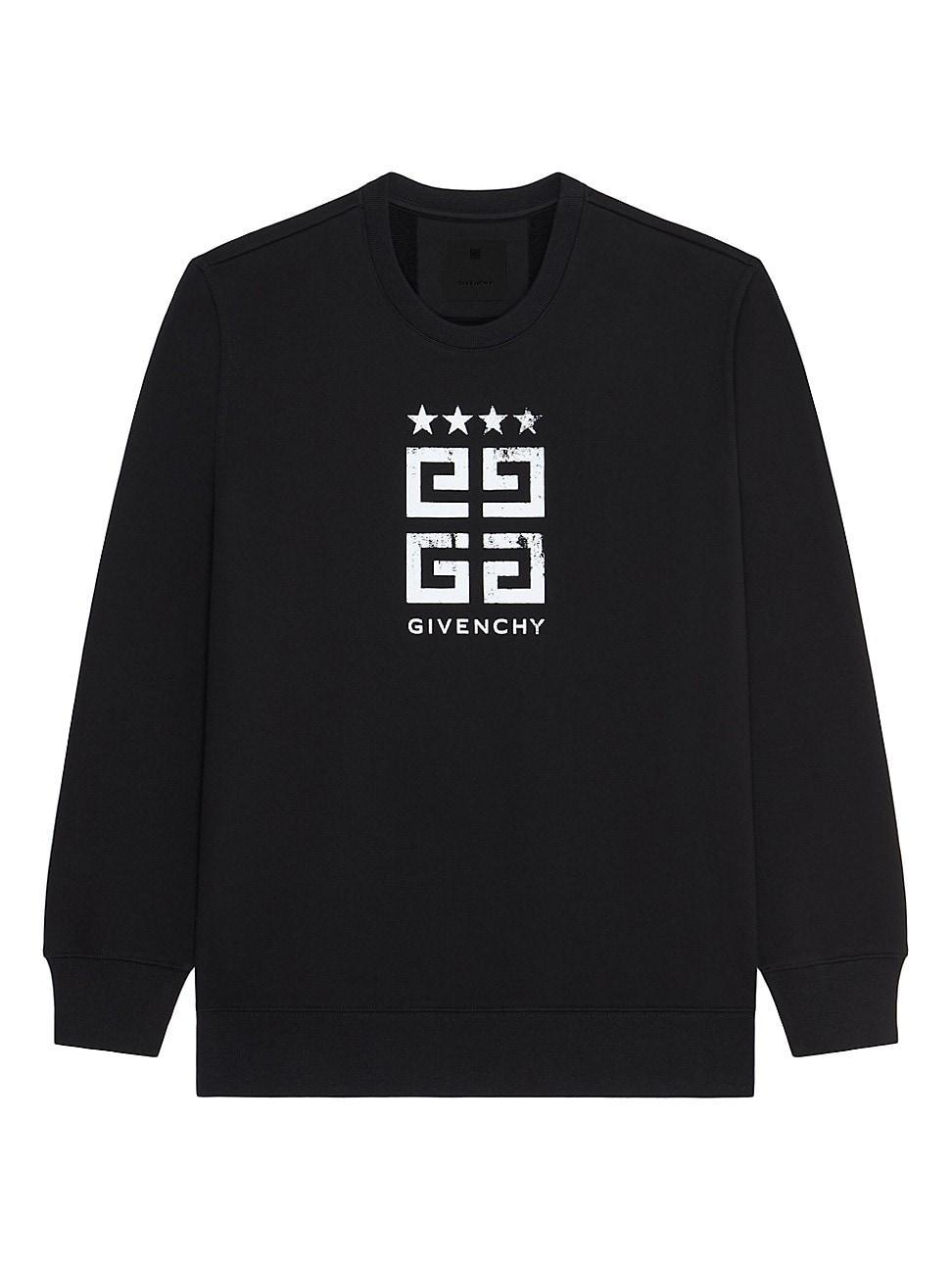 Mens 4G Stars Slim Fit Sweatshirt in Fleece Product Image