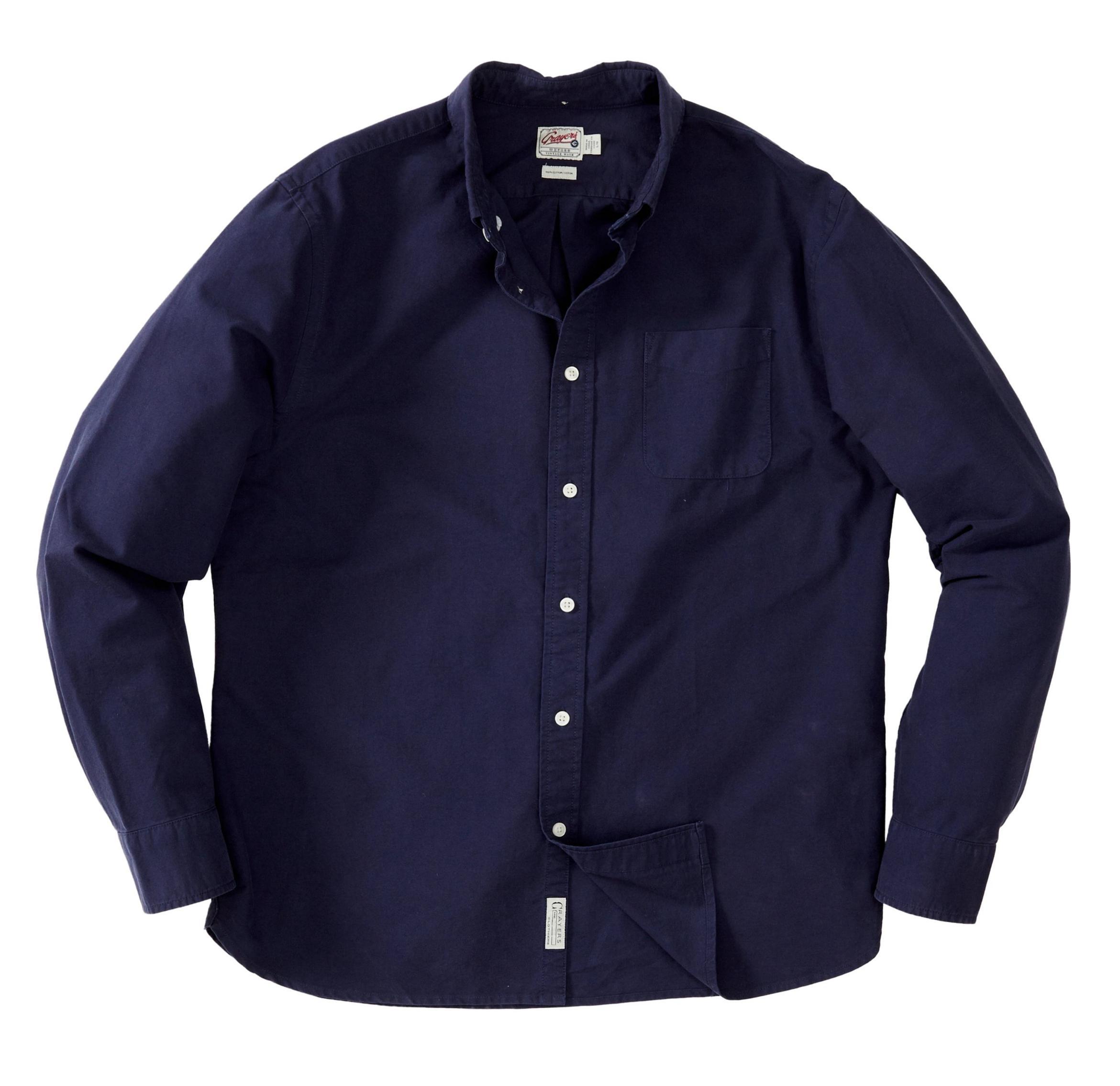 Eagle Creek Vintage Oxford Shirt - Navy Product Image