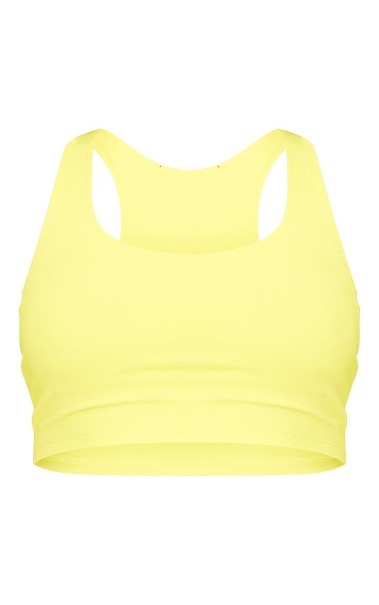 Lime Sculpt Double Layer Padded Sports Bra Product Image