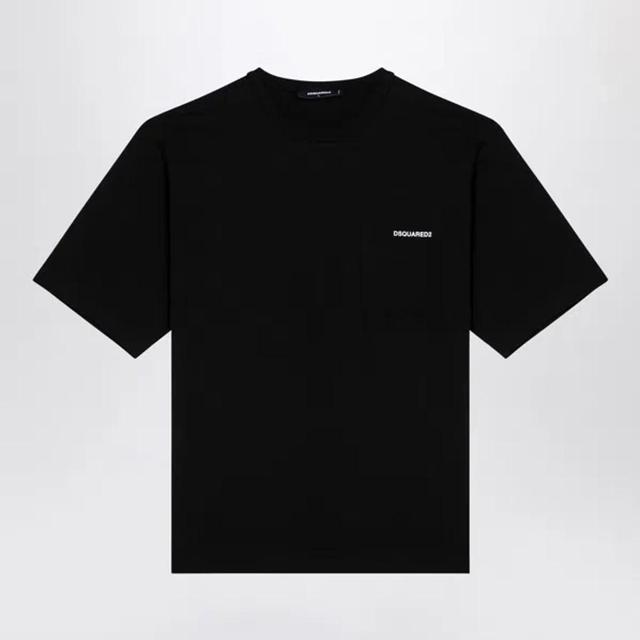 DSQUARED2 Crew-neck T-shirt In Black Product Image