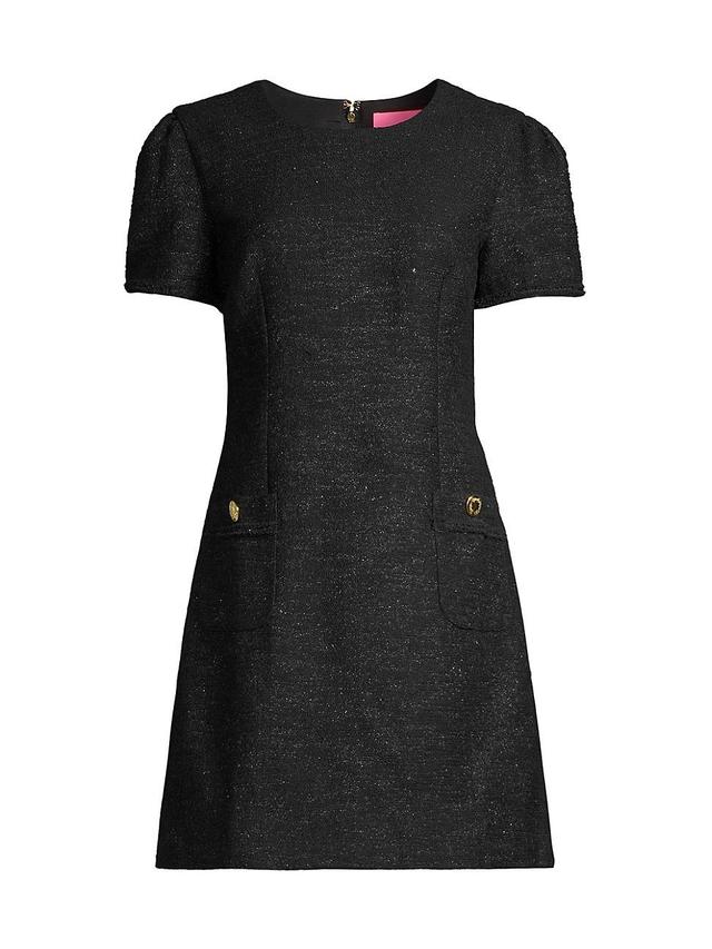 Womens Kesia Boucle Knit Shift Minidress Product Image