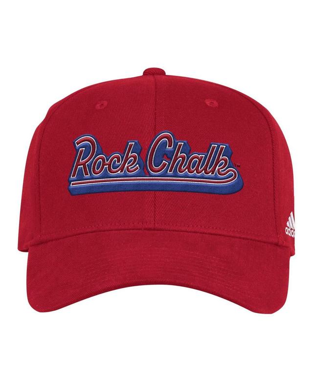 Mens adidas Kansas Jayhawks Chant Flex Hat Product Image