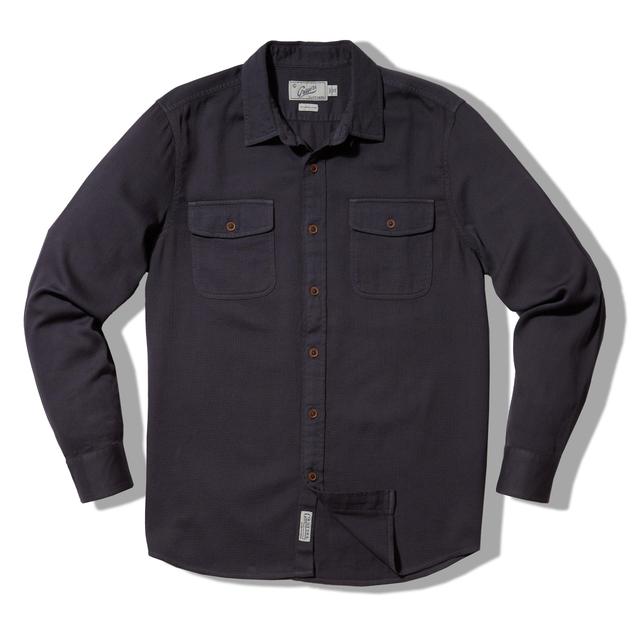 Bedford Textured Shirt - India Ink Product Image