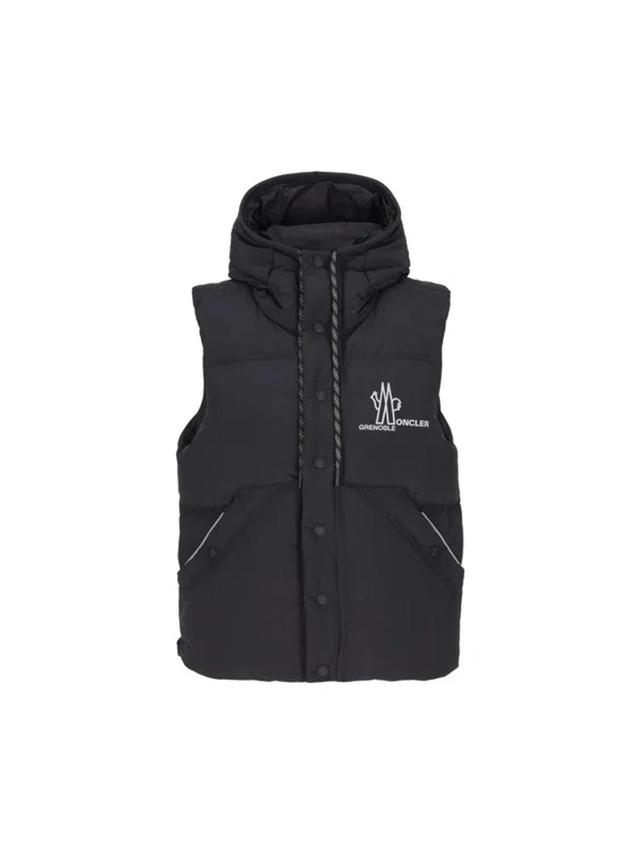 Baldy Tech Down Vest In Black Product Image