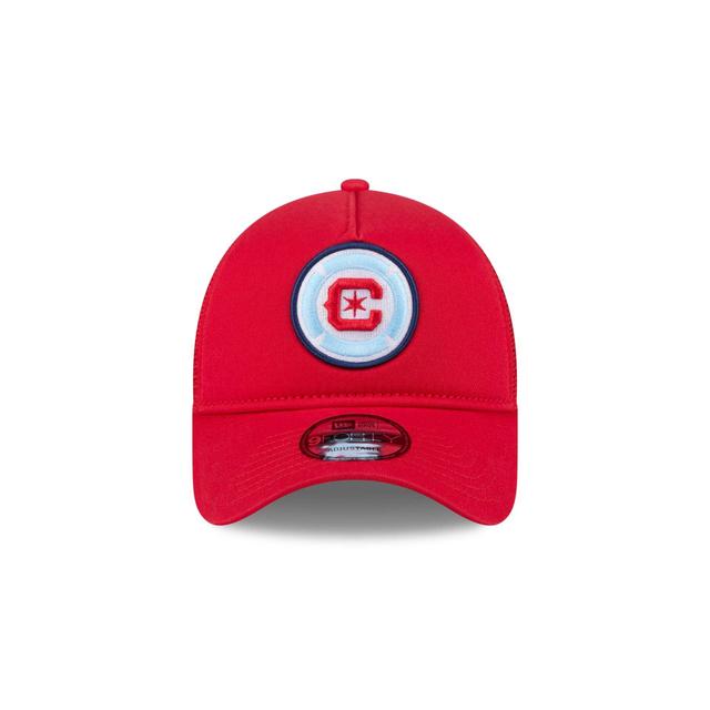 Columbus Blue Jackets 9FORTY A-Frame Trucker Hat Male Product Image