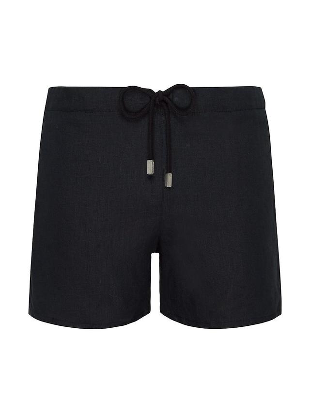 Mens Linen Swim Shorts Product Image