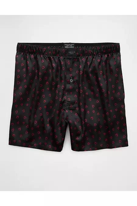 AEO Mens Valentines Day Hearts Satin Pocket Boxer Short Mens Product Image