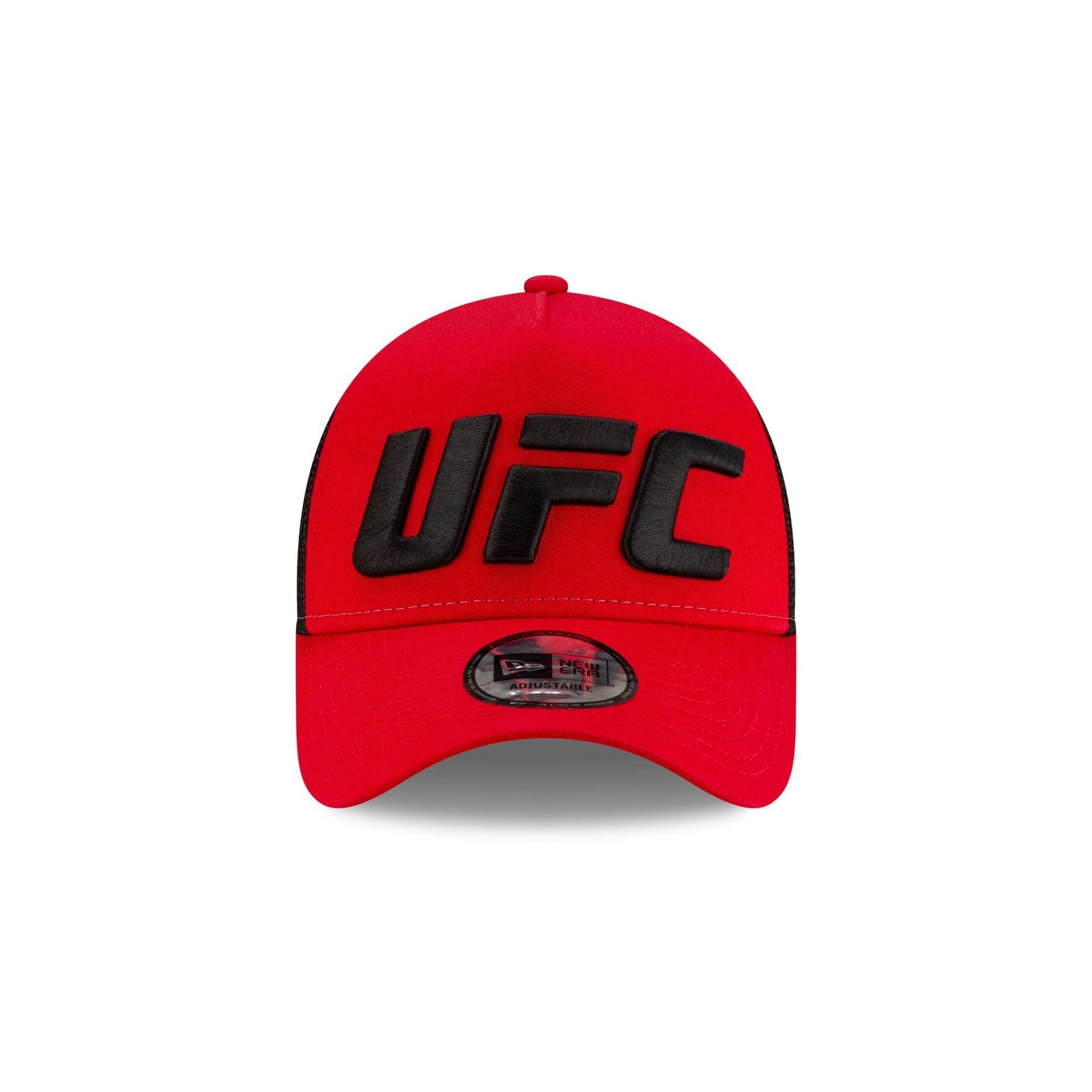 UFC Holiday Red 9FORTY A-Frame Trucker Hat Male Product Image