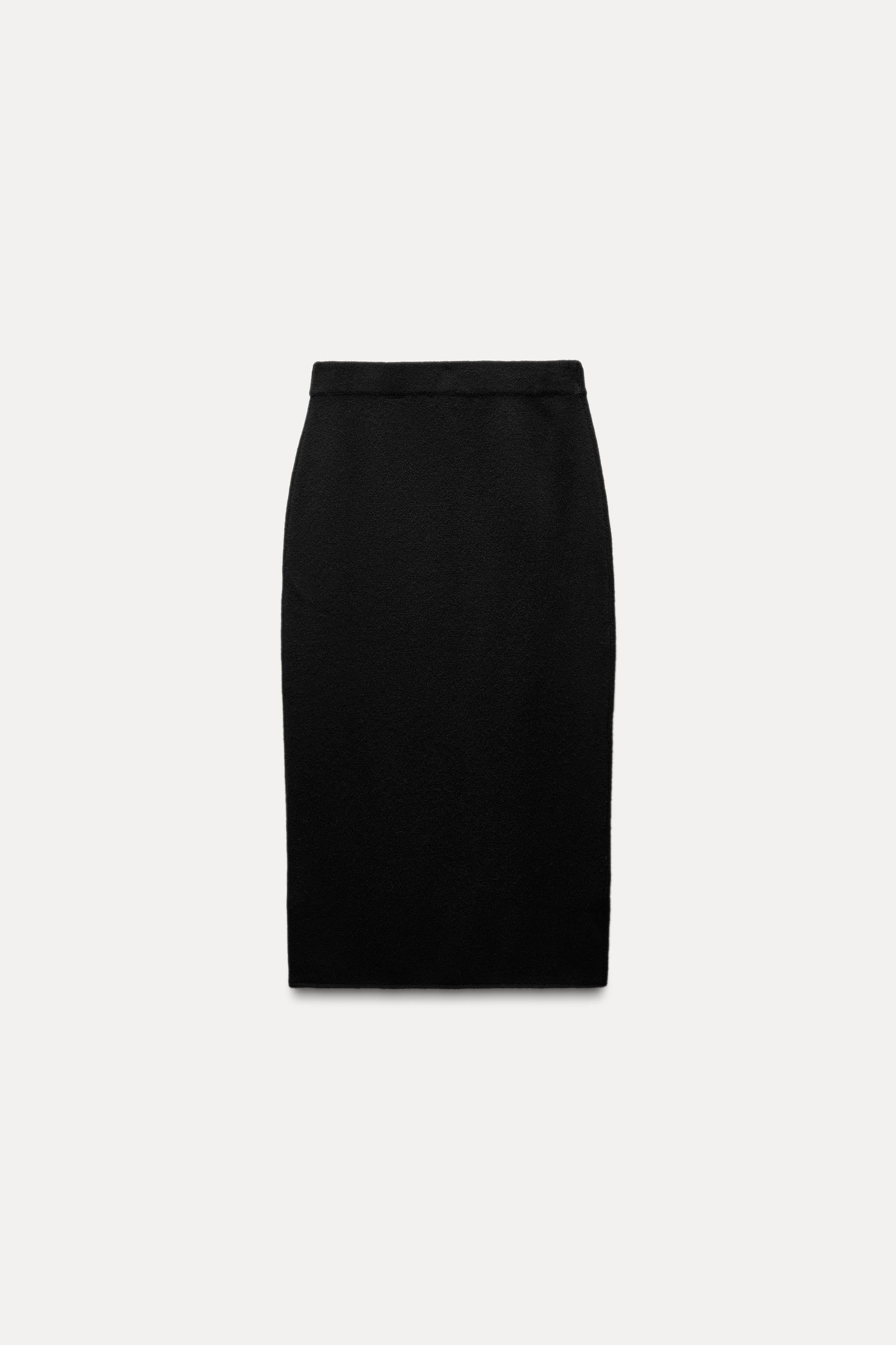 100% WOOL MIDI SKIRT Product Image