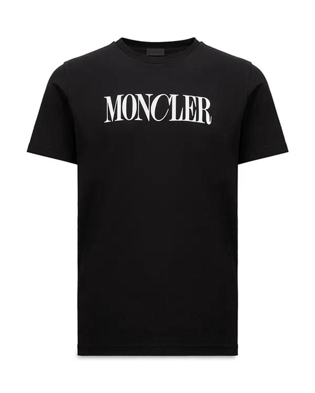 MONCLER Logo Tee In Black Product Image