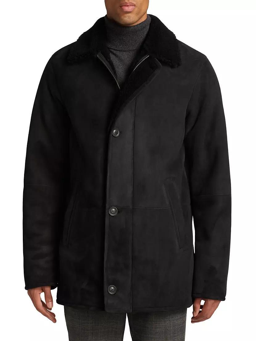 COLLECTION Shearling Car Coat Product Image