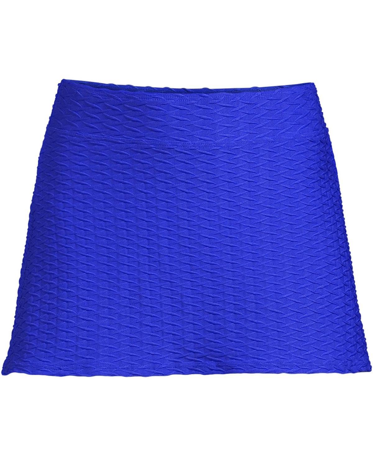 Lands End Womens Plus Size Texture Swim Skirt Swim Bottoms Product Image